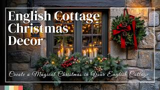 Create a Magical Christmas in Your English Cottage with These Decor Ideas [upl. by Nylireg]