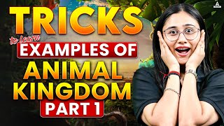 Tricks to Remember Animal Kingdom Example  Non Chordates Examples Tricks  Bharti Singh [upl. by Shurwood933]