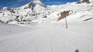 Piste Red Fournache Aussois ski [upl. by Borer]