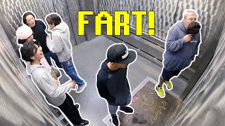 Funny Elevator Fart Prank ft TheSharter [upl. by Pompea346]