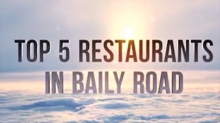 Top 5 Restaurants in Baily Road Dhaka Bangladesh [upl. by Aihsenod889]