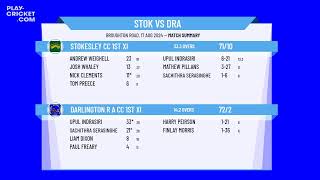 Stokesley CC 1st XI v Darlington R A CC 1st XI [upl. by Jaclyn]