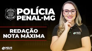 Concurso Polícia Penal MG 2021 Aulão de Redação [upl. by Arekat174]