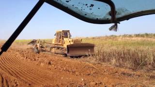 Fiat allis fa200 in aratura  plowing with Fiat allis fa200 [upl. by Akemit]