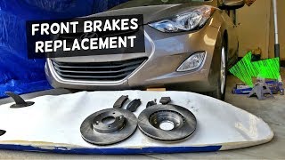 HOW TO REPLACE FRONT BRAKE PADS AND ROTORS [upl. by Rehctelf]