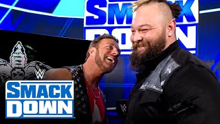 Bray Wyatt headbutts LA Knight SmackDown Nov 11 2022 [upl. by Bjorn]