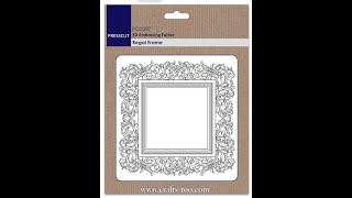 Top Tip  How to turn an embossing folder into a Frame using PCD287 Regal Frame amp Mica Magic [upl. by Ecinrev840]