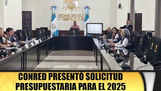 CONRED presentó solicitud presupuestaria para el 2025 [upl. by Alcus]