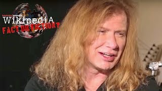 Dave Mustaine  Wikipedia Fact or Fiction Part 1 [upl. by Miarzim230]