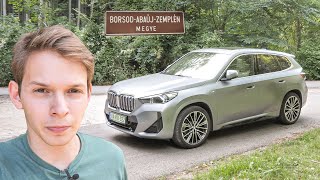 Villanyautóval vidékre Háát  BMW iX1 teszt [upl. by Nonnelg]