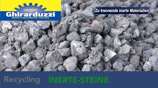 Trennung recycelter Zuschlagstoffe  GHIRARDUZZI [upl. by Oralia]