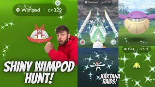 ✨Shiny Wimpod Hunt Kartana raids Shiny Wailmer and More in the NEW Event In Pokemon Go✨ [upl. by Kcira]