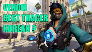 VENOM BEST TRACER KOREAN  TOP 500 TRACER OVERWATCH GAMEPLAY SEASON 24 [upl. by Nahgaem729]