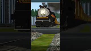 Chessie Steam Special in 1977 Reading 2101 trainzsimulator chessie [upl. by Nahej]