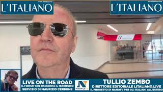 Live con Tullio Zembo direttore editoriale de quotLITALIANOquot [upl. by Middlesworth]