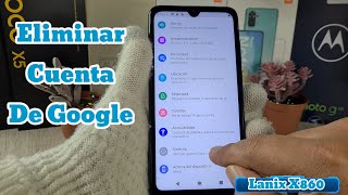 Lanix X860 Eliminar Cuenta De Google O Gmail Android 11 go [upl. by Samira]