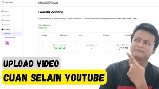 UPLOAD VIDEO DAPAT UANG SELAIN YOUTUBE TUTORIAL DAFTAR DAILYMOTION [upl. by Cathe]