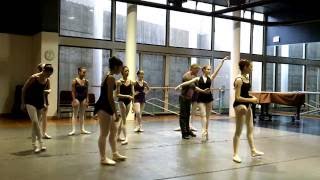 Marc Spielberger Teaching Sample Advanced Ballet [upl. by Ahsyen]