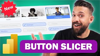 NEW Button Slicers in Power BI  3 Examples You Don’t Want to Miss [upl. by Gilpin]