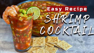 Easy Recipe  Mexican Shrimp Cocktail  Coctel De Camaron  Mexican Food [upl. by Imtiaz]