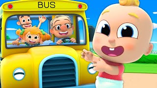 Wheels on the Bus 🚌 Miliki Family 🌈 Nursery Rhymes amp Kids Songs [upl. by Akcimehs]