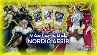 NORDIC AESIR DECK ARCHETYPE NEGATE ALL CARD EFFECTS  FT PUNK ENGINE  YUGIOH MASTER DUEL [upl. by Firmin506]