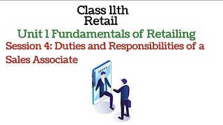 Retail class 11th Unit1 Fundamental of Retailing session 4 [upl. by Mcdougall]