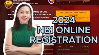 2024 NBI ONLINE REGISTRATION  PAANO KUMUHA NG NBI NGAYONG 2024 [upl. by Cobbie239]