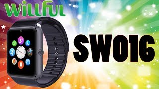 Phone watch SW016 Bluetooth Smart Watch with SIM Card Slot REVIEW [upl. by Libys715]