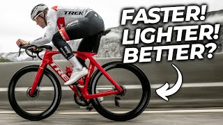 Review Trek Madone SLR 9 AXS  How much faster is it for most riders cycling [upl. by Ayekehs384]