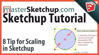 8 Tips for Scaling in Sketchup [upl. by Sidonnie16]