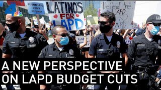 A Perspective on the LAPD Budget Cuts  NewsConference  NBCLA [upl. by Legnaesoj]