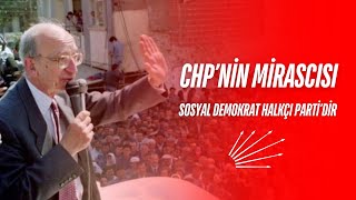 Erdal İnönü CHPnin bugün takipçisi olan SHPdir [upl. by Aliek]