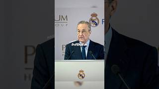 Florentino Pérez a fait le plus beau geste dans lhistoire du football realmadrid football foot [upl. by Madi]