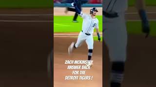 Zach Mckinstry Home Run playoffs mlb baseball detroittigers homerun clevelandguardians 2024 [upl. by Llorrad]