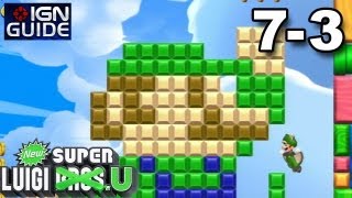 New Super Luigi U 3 Star Coin Walkthrough  Meringue Clouds 3 Rainbow Skywalk [upl. by Gilligan]