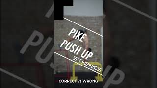 Very common mistake in pike push ups [upl. by Anitahs387]