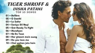 TIGER SHROFF TOP 10 SONGS  Tiger Shroff mashup jukebox  TIGER SHROFF AND DISHA  by ilyas soneji [upl. by Yxel]