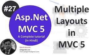 27 Multiple Layouts in MVC  mvc tutorial for beginners in net c [upl. by Dido804]