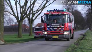 Brand mestkelder H Prinsenweg Vlagtwedde  8 januari 2014 [upl. by Louie]