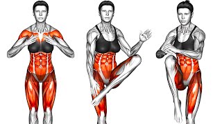 Standing Ab Exercises To Flatten Your Tummy and Lose Weight [upl. by Polash]