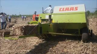 CLAAS baler MARKANT 55 [upl. by Anelhtac]