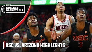 USC Trojans vs Arizona Wildcats  Full Game Highlights  ESPN College Basketball [upl. by Ellehsim]