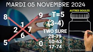 CROIX LOTO DU MARDI 05 NOVEMBRE 2024 [upl. by Nylrem]