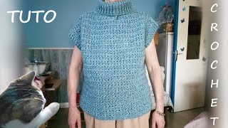 TUTO CROCHET Comment faire un débardeur [upl. by Fairweather532]