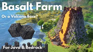 BASALT FARM  Minecraft Tutorial  Java amp Bedrock 121 [upl. by Ahsyad]