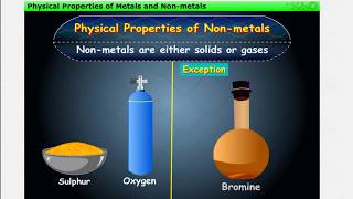 Metals and Non Metals Part 1  Physical properties  Class 10th [upl. by Ahsinal]