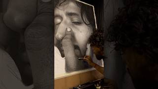 Hyper realistic hyperrealism art drawing shortsviral shortsvideo trendingshorts trending [upl. by Wu15]