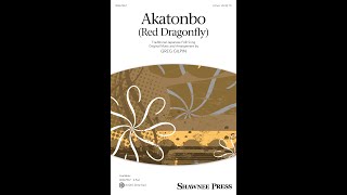 Akatonbo Red Dragonfly 2Part Choir  Arranged by Greg Gilpin [upl. by Dylana]