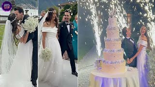 Ignazio Boschetto e Michelle Bertolini una straordinaria festa di nozze sul Lago di Como [upl. by Tennek627]